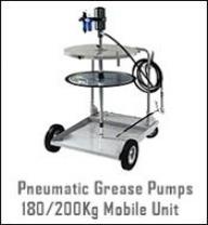 Pneumatic Grease Pumps 180/200Kg Mobile Unit